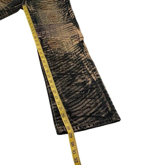 Denim & Rivets Straight Leg Moto Jeans Size 16 Young Mens - Picture 8 of 9